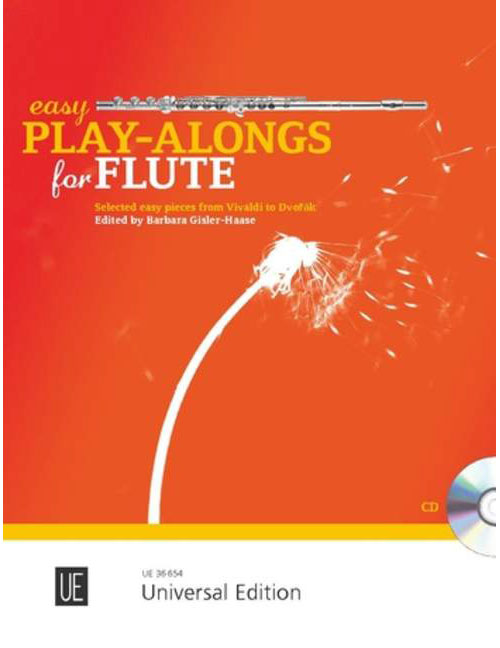 UNIVERSAL EDITION EASY PLAY-ALONGS FOR FLUTE - FLUTE WITH CD OU PIANO ACCOMPANIMENT
