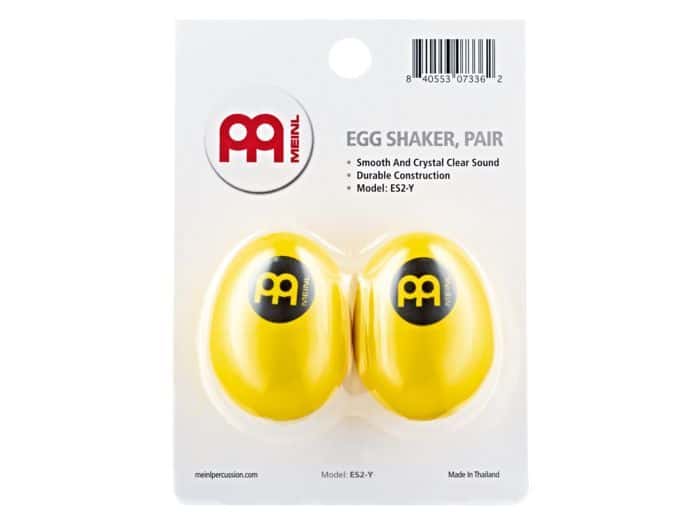 MEINL OEUF SHAKER PLASTIQUE JAUNE