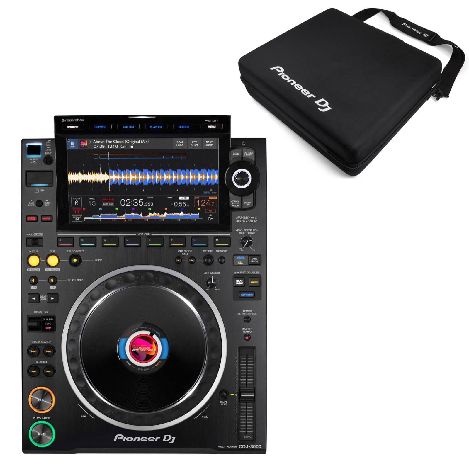 PIONEER DJ CDJ-3000 + HOUSSE PROTECTION DJC-3000