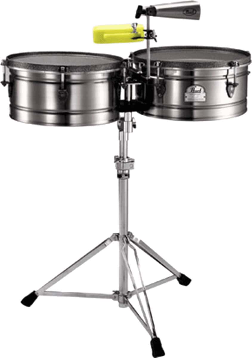 PEARL DRUMS TIMBALES LATINES 14 ET 15