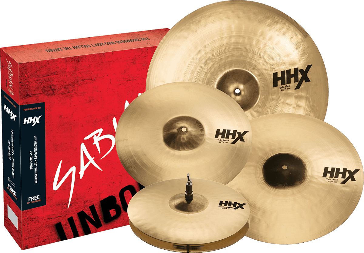 SABIAN HHX SET HARMONIQUE PERFORMANCE BRIGHT - 15005XTMB