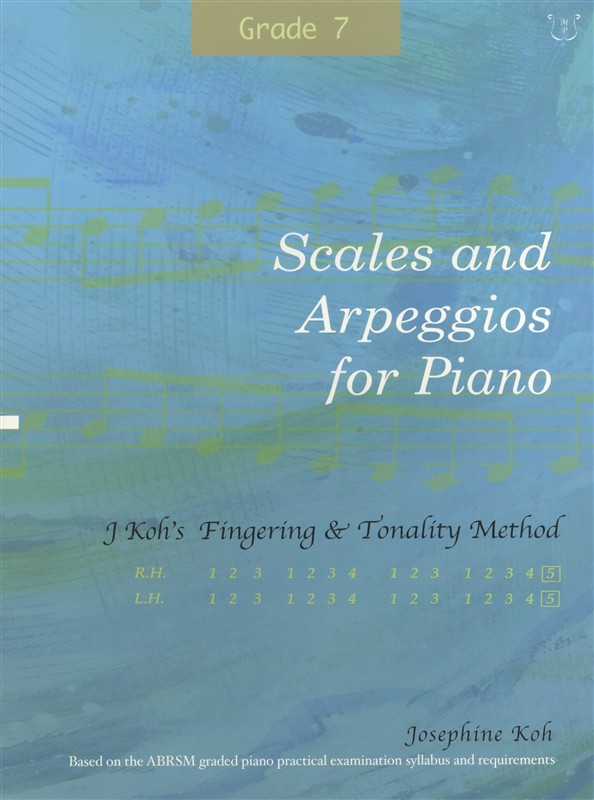 MUSIC SALES JOSEPHINE KOH SCALES AND ARPEGGIOS FOR PIANO FINGERING GR 7 - PIANO SOLO