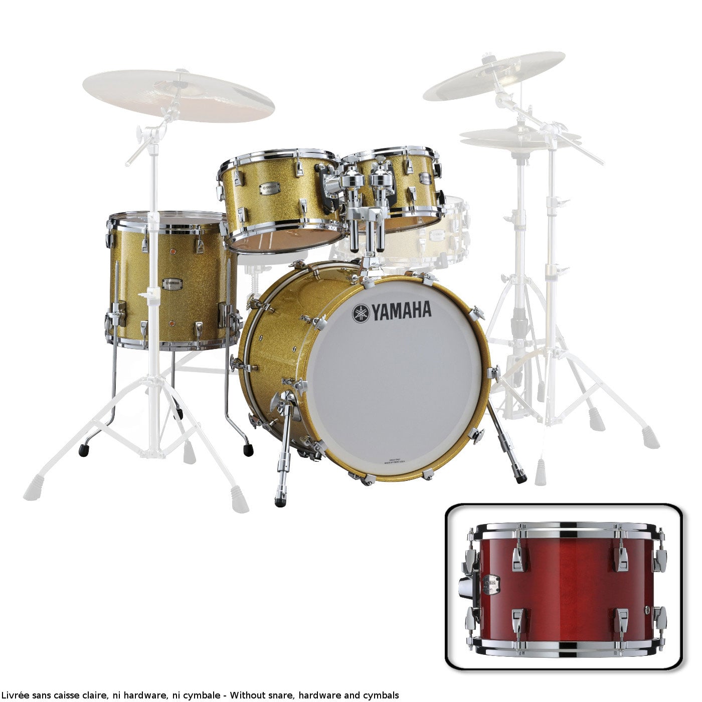 YAMAHA ABSOLUTE HYBRID MAPLE FUSION 20 RED AUTUMN