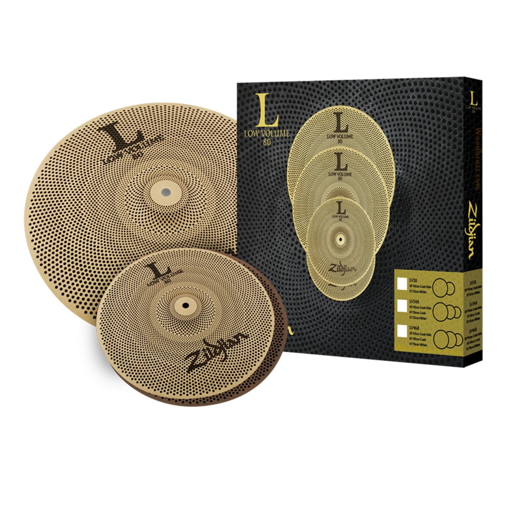 ZILDJIAN LV38 - PACK CYMBALE L80 LOW VOLUME 13