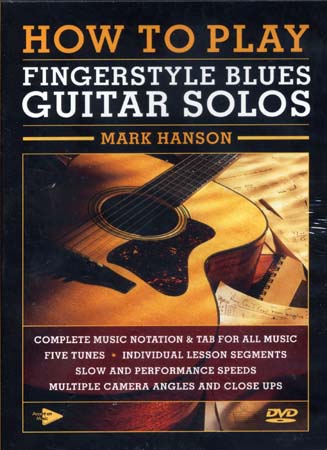 MUSIC SALES HANSON MARK - HOW TO PLAY FINGERSTYLE BLUES GUITAR SOLOS
