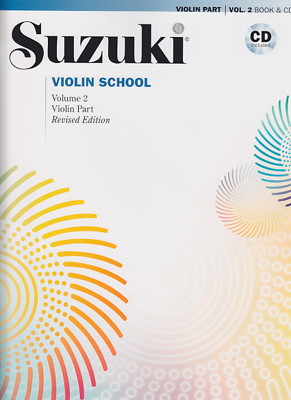 ALFRED PUBLISHING SUZUKI VIOLIN SCHOOL VIOLIN PART VOL.2 + CD - EDITION REVISEE