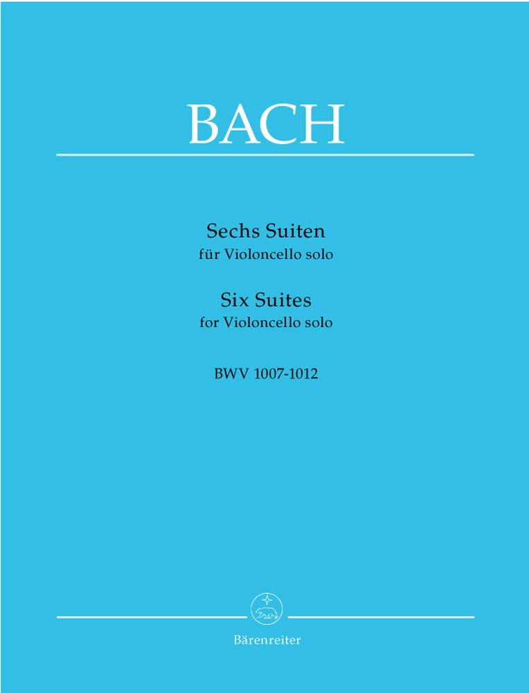 BARENREITER J.S BACH - 6 SUITES BWV 1007-1012 - VIOLONCELLE SEUL