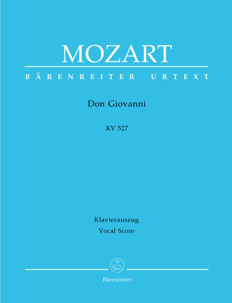 BARENREITER MOZART W.A. - DON GIOVANNI KV 527 - REDUCTION CHANT, PIANO
