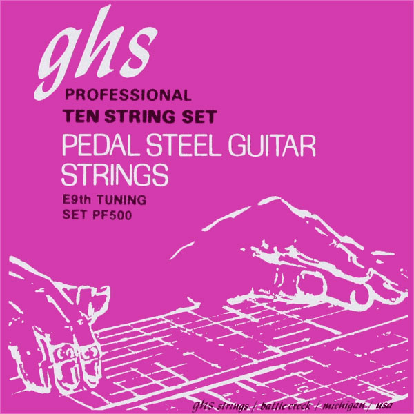 GHS PEDAL STEEL GUITAR JEU E9