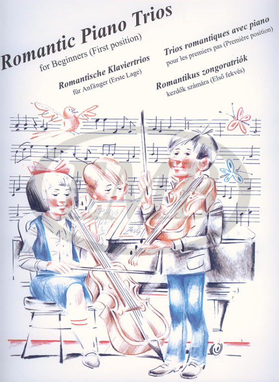 EMB (EDITIO MUSICA BUDAPEST) ROMANTIC PIANO TRIOS FOR BEGINNERS - PIANO