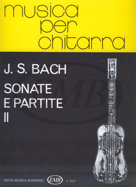 EMB (EDITIO MUSICA BUDAPEST) BACH J.S. - SONATE E PARTITE VOL. 2 - GUITARE