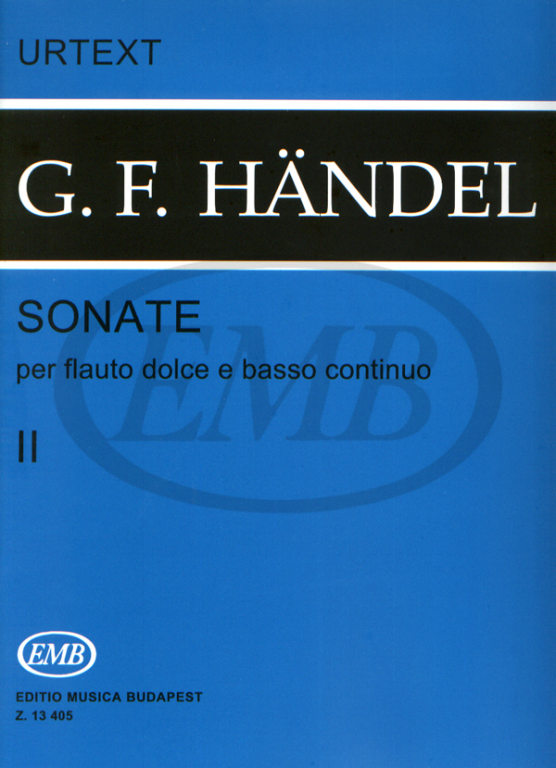 EMB (EDITIO MUSICA BUDAPEST) HAENDEL G.F. - SONATE VOL. 2 - FLUTE ET PIANO