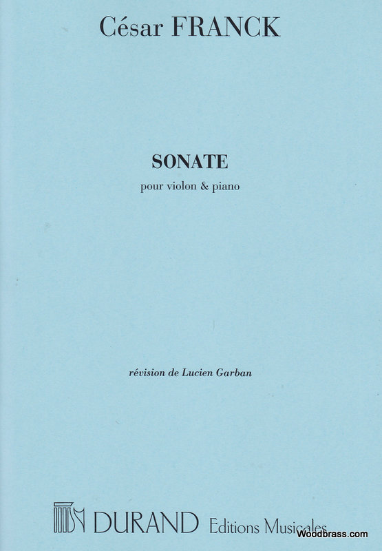 DURAND FRANCK C. - SONATE - VIOLON ET PIANO