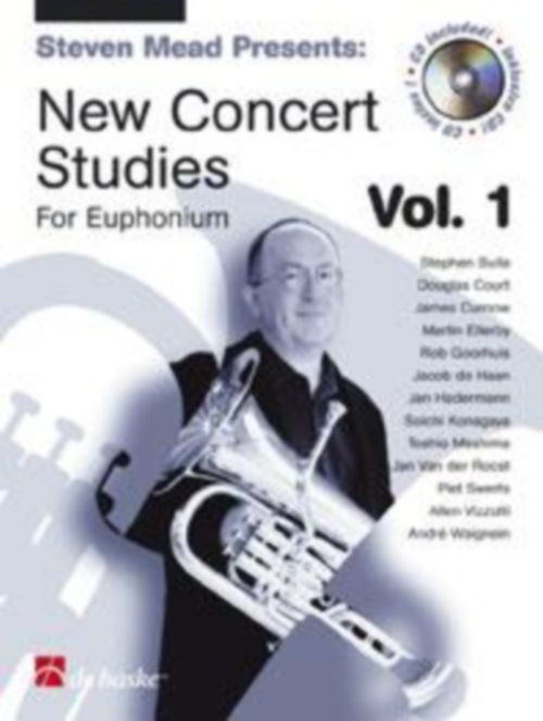DEHASKE STEVEN MEAD - NEW CONCERT STUDIES VOL.1 - EUPHONIUM + CD