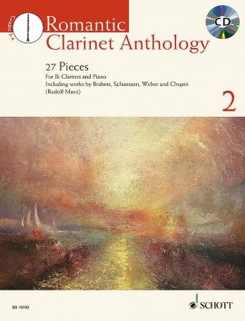 SCHOTT ROMANTIC CLARINET ANTHOLOGY VOL.2 - CLARINETTE & PIANO + CD