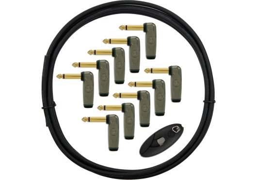 D'ADDARIO AND CO SOLDERLESS CUSTOM CABLE KIT 10 FEET 10 PLUGS
