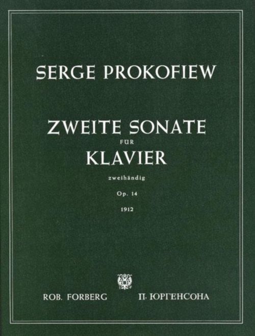 FORBERG PROKOFIEV SERGE - PIANO SONATA N°2 OP.14