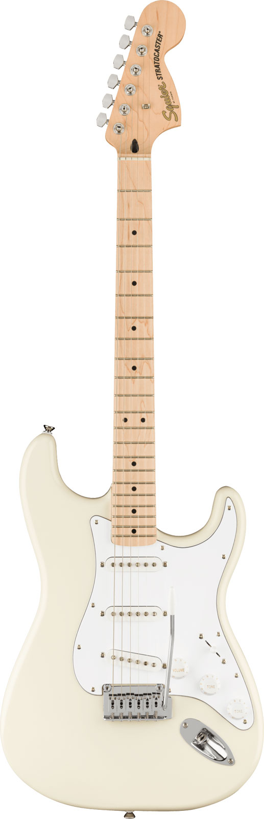SQUIER STRATOCASTER AFFINITY MN OLYMPIC WHITE