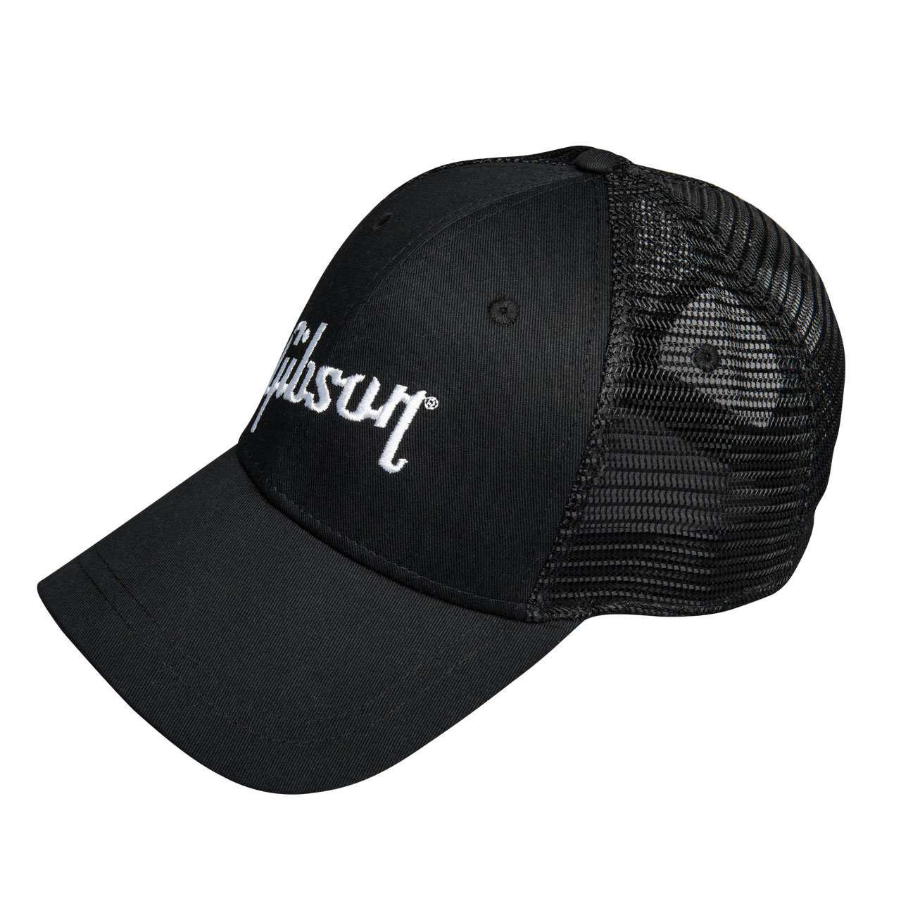 GIBSON ACCESSORIES LIFESTYLE CASQUETTES BLACK TRUCKER SNAPBACK