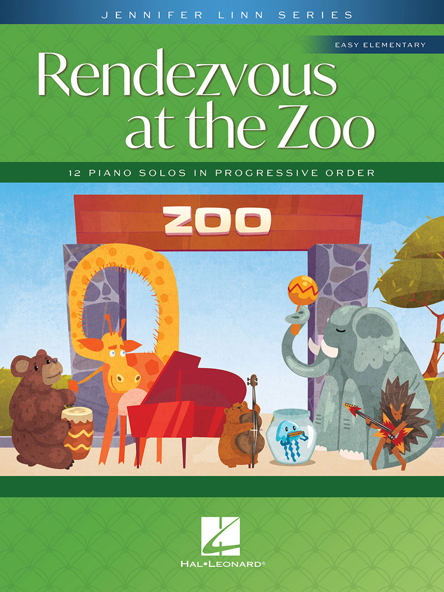 HAL LEONARD LINN - RENDEZVOUS AT THE ZOO - 12 PIANO SOLOS