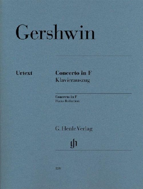 HENLE VERLAG GEORGE GERSHWIN - CONCERTO IN F FOR PIANO AND ORCHESTRA - PIANO 4 MAINS