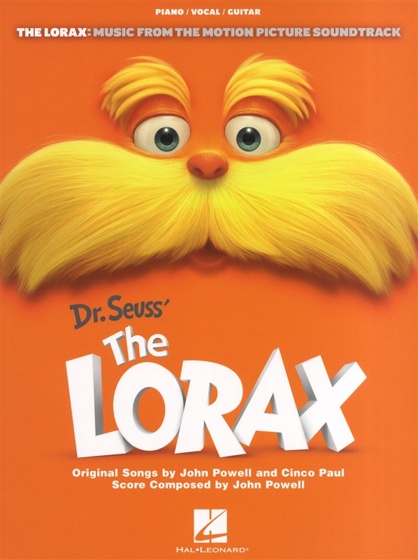 HAL LEONARD DR SEUSS THE LORAX MUSIC FROM THE MOTION PICTURE SOUNDTRACK - PVG