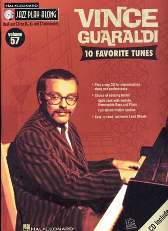 HAL LEONARD GUARGALDI VINCE - JAZZ PLAY ALONG VOL.57 + CD - Bb, Eb, C INSTRUMENTS