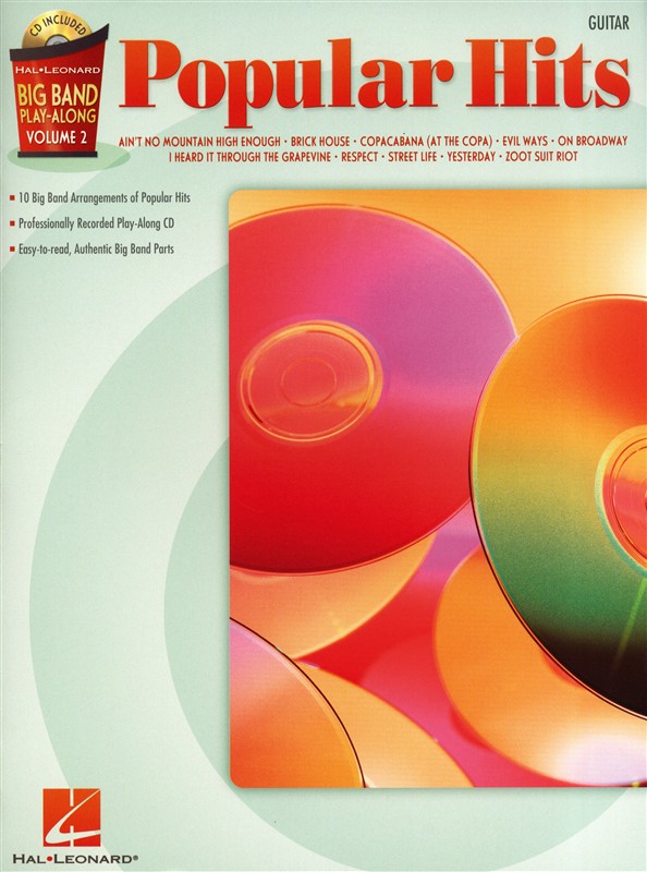 HAL LEONARD BIG BAND PLAY ALONG VOLUME 2 POPULAR HITS GUITAR + CD - GUITAR
