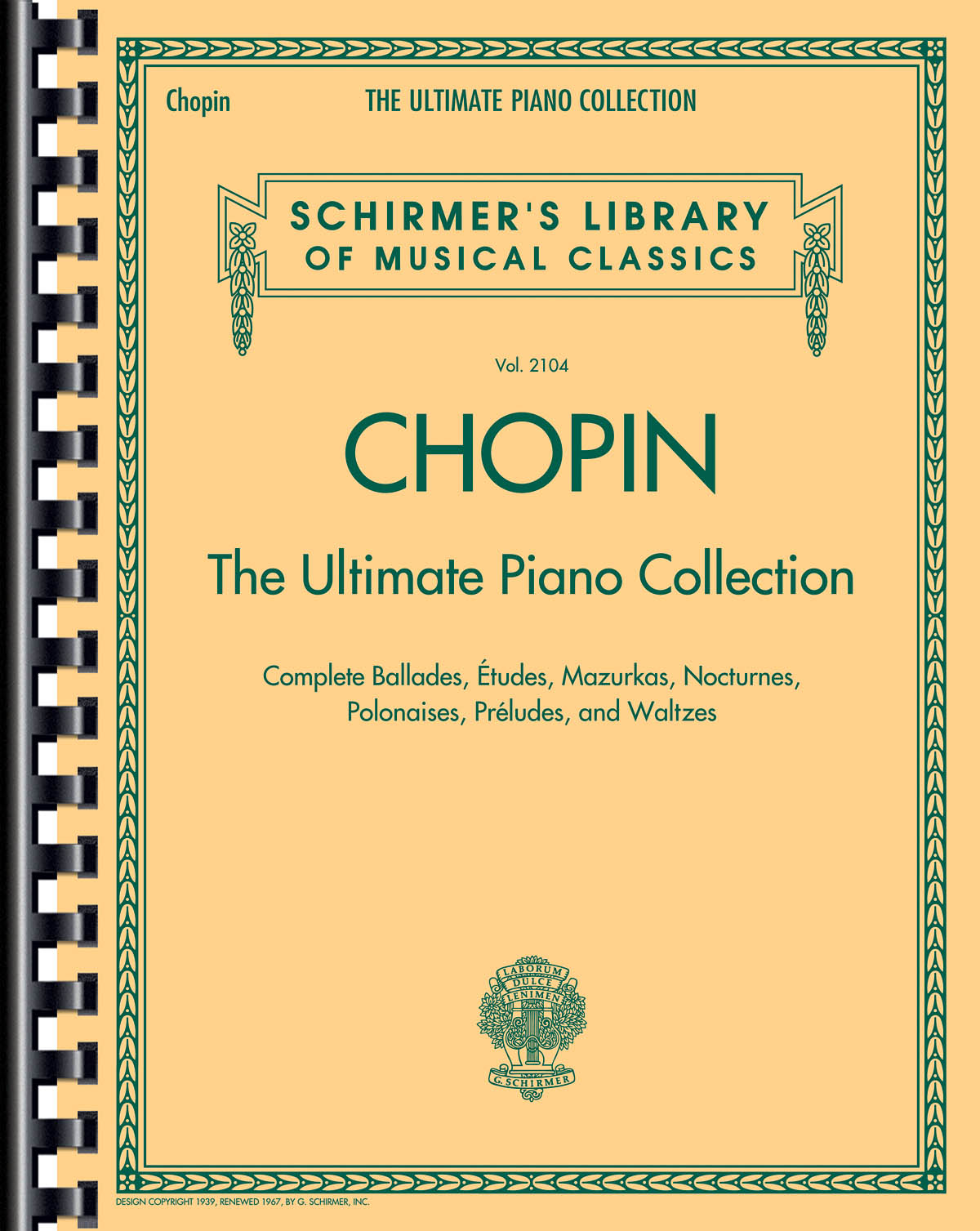 HAL LEONARD CHOPIN F. - THE ULTIMATE PIANO COLLECTION 