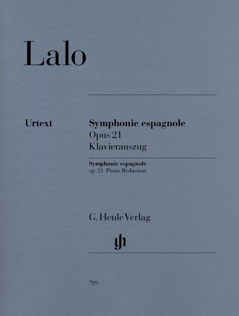 HENLE VERLAG LALO E. - SYMPHONIE ESPAGNOLE FOR VIOLIN AND ORCHESTRA D MINOR OP. 21 - VIOLON & PIANO