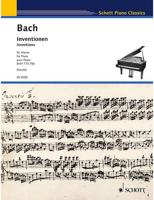 SCHOTT BACH - INVENTIONS BWV 772 - 786 - PIANO