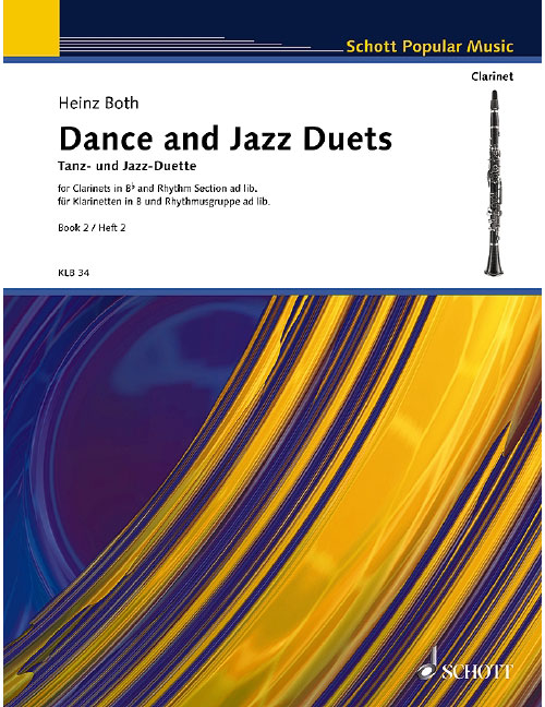 SCHOTT BOTH - DANCE AND JAZZ DUETS - 2 CLARINETTES ET RHYTHM SECTION AD LIBITUM