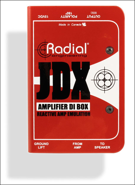 RADIAL JDX REACTOR DI ACTIVE POUR GUITARE