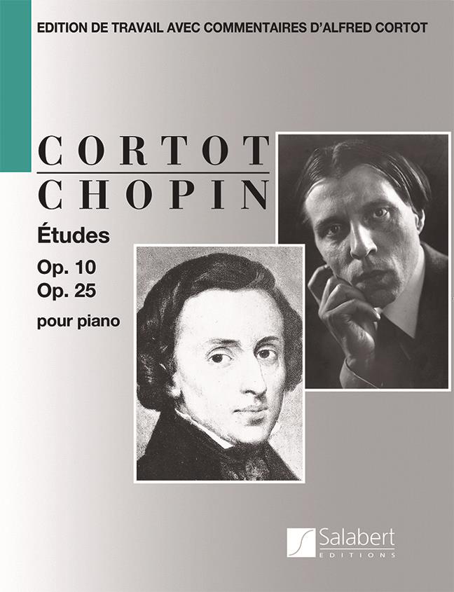 SALABERT CHOPIN FREDERIC - ETUDES OP.10 & 25 POUR PIANO (CORTOT)