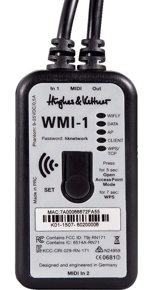 HUGHES & KETTNER WMI-1 MIDI SANS FIL POUR GM36H