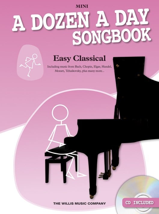 THE WILLIS MUSIC COMPANY EDNA MAE BURNAM - A DOZEN A DAY SONGBOOK - EASY CLASSICAL - MINI - PIANO SOLO