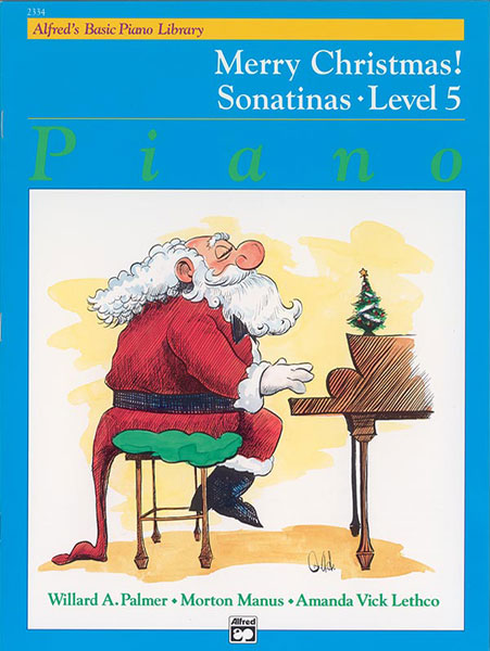 ALFRED PUBLISHING MERRY CHRISTMAS 5-SONATINAS - PIANO SOLO