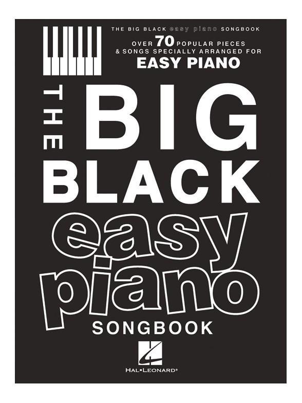 HAL LEONARD THE BIG BLACK EASY PIANO SONGBOOK 