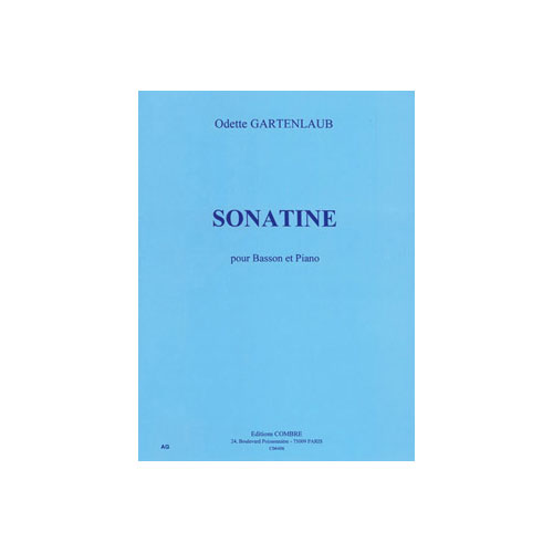 COMBRE GARTENLAUB - SONATINE - BASSON ET PIANO