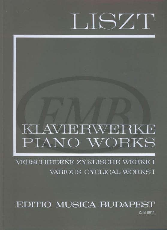 EMB (EDITIO MUSICA BUDAPEST) LISZT F. - VARIOUS CYCLICAL WORKS VOL 1 - PIANO