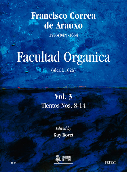 UT ORPHEUS CORREA DE ARAUXO FRANCISCO - FACULTAD ORGANICA (ALCALA 1626) VOL.3 : TIENTOS N°8-14