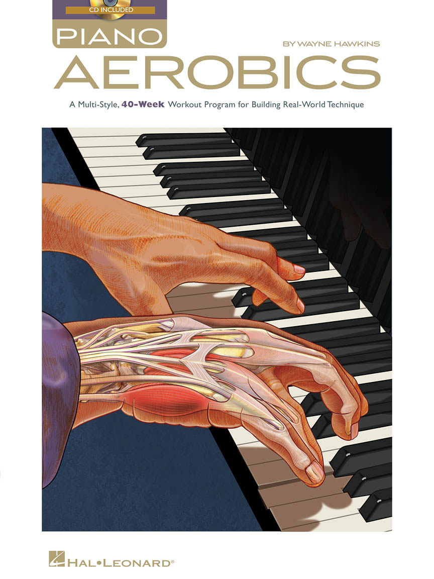HAL LEONARD HAWKINS WAYNE PIANO AEROBICS + AUDIO EN LIGNE - PIANO SOLO