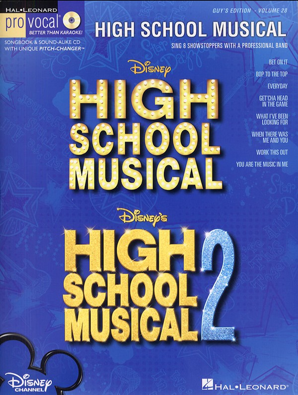 HAL LEONARD PRO VOCAL VOLUME 28 HIGH SCHOOL MUSICAL + CD - VOICE