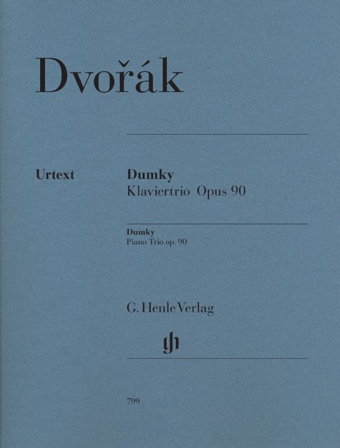 HENLE VERLAG DVORAK A. - DUMKY â€“ TRIO FOR PIANO, VIOLIN AND VIOLONCELLO OP. 90
