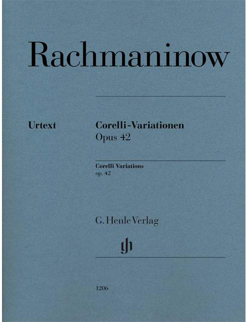 HENLE VERLAG RACHMANINOV S. - VARIATIONS CORELLI OP.42