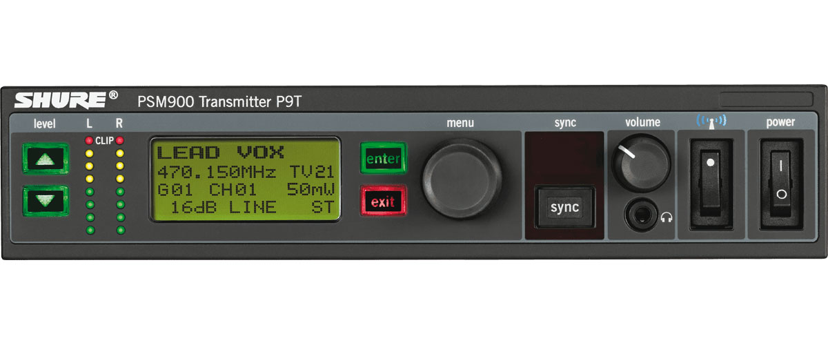 SHURE P9TE-G6E - EMETTEUR PSM900 - 470 506 MHz