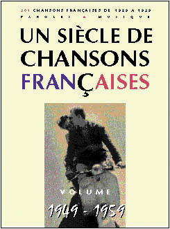 PAUL BEUSCHER PUBLICATIONS SICLE CHANSONS FRANAISES 1949-1959 - PVG