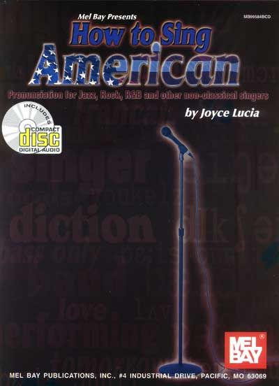 MEL BAY LUCIA JOYCE - HOW TO SING AMERICAN + CD - VOCAL