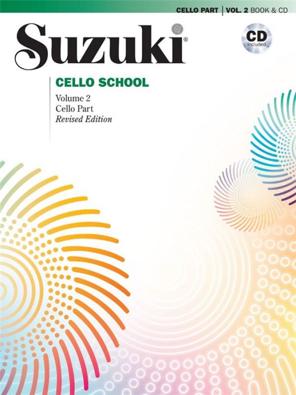 ALFRED PUBLISHING SUZUKI CELLO SCHOOL VOL.2 (REVISED) + CD 