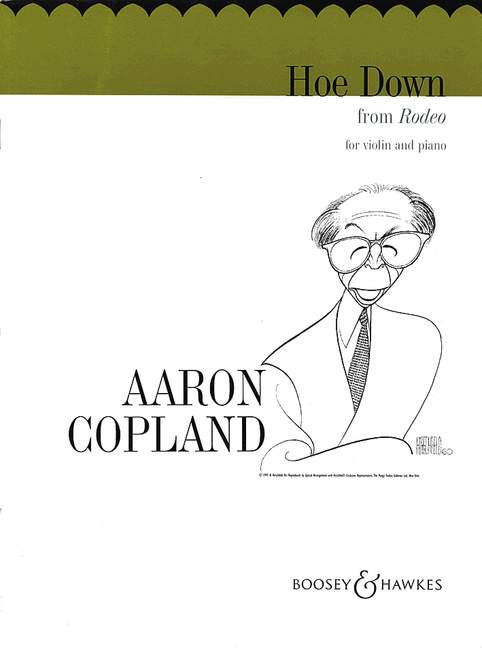 BOOSEY & HAWKES COPLAND A. - HOE DOWN - VIOLIN AND PIANO